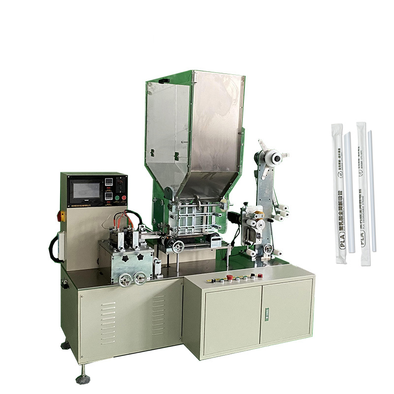 individual straw wrapping machine