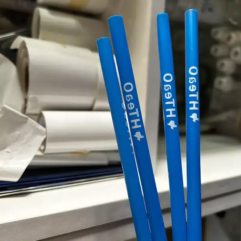 PRINTED STRAW
