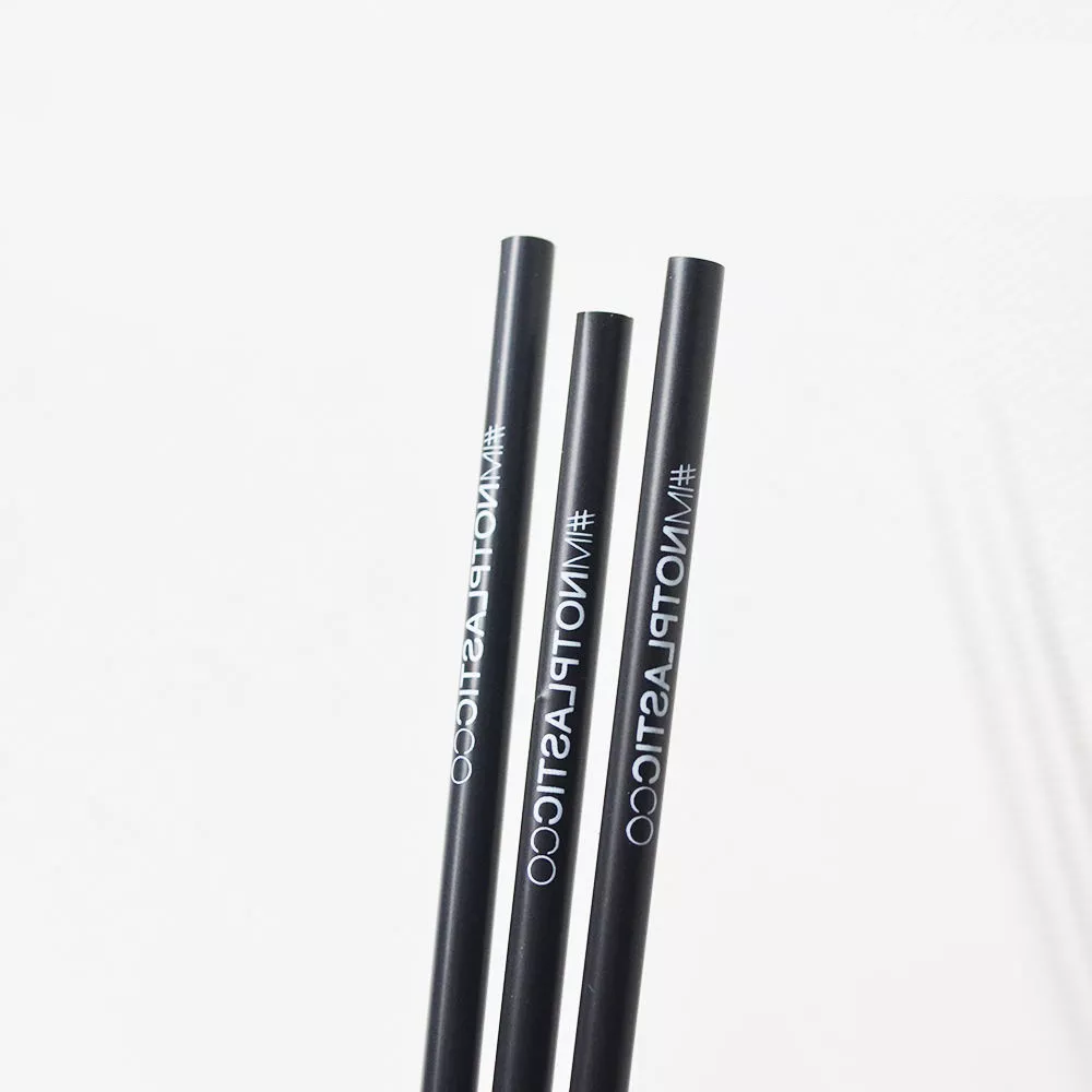printed drinking straw