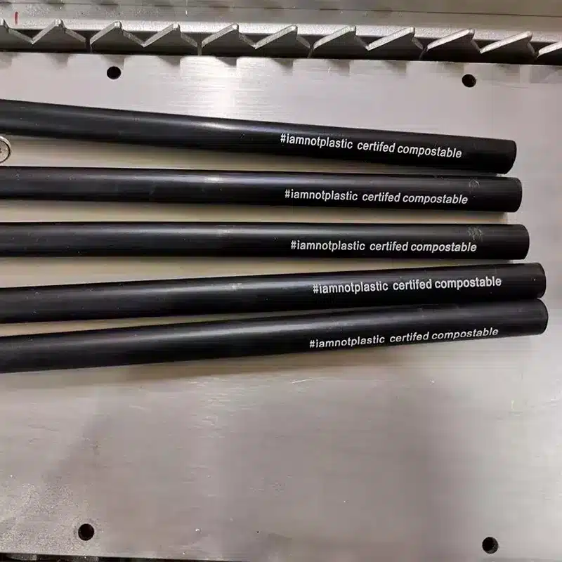 printed drinking straw