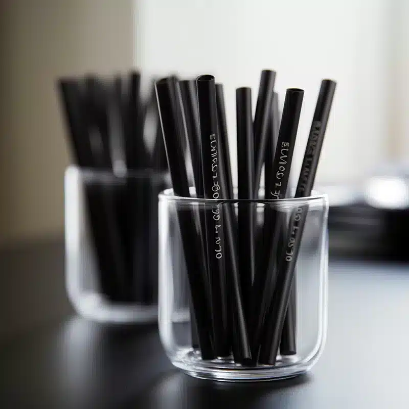 printed straw