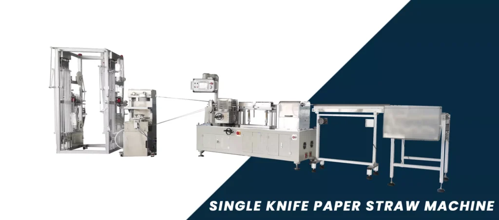 single knife paper straw machine