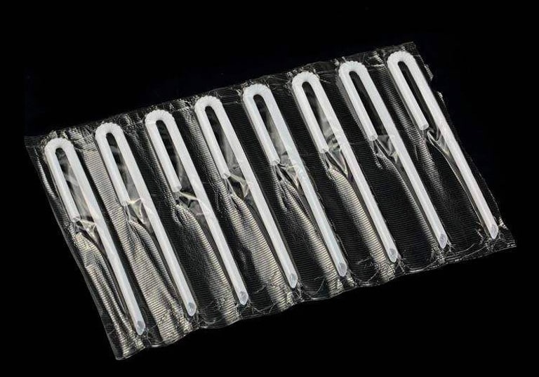 u shape plastic straw