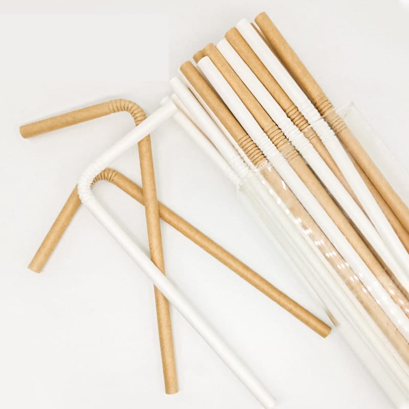 flexible paper straw