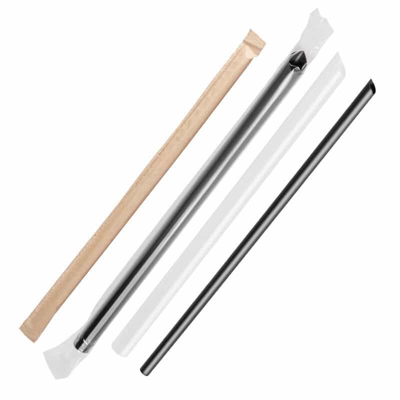 individual wrapped straw