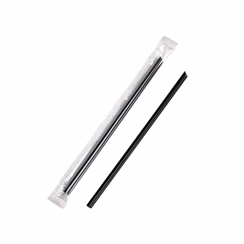 individual wrapped straw
