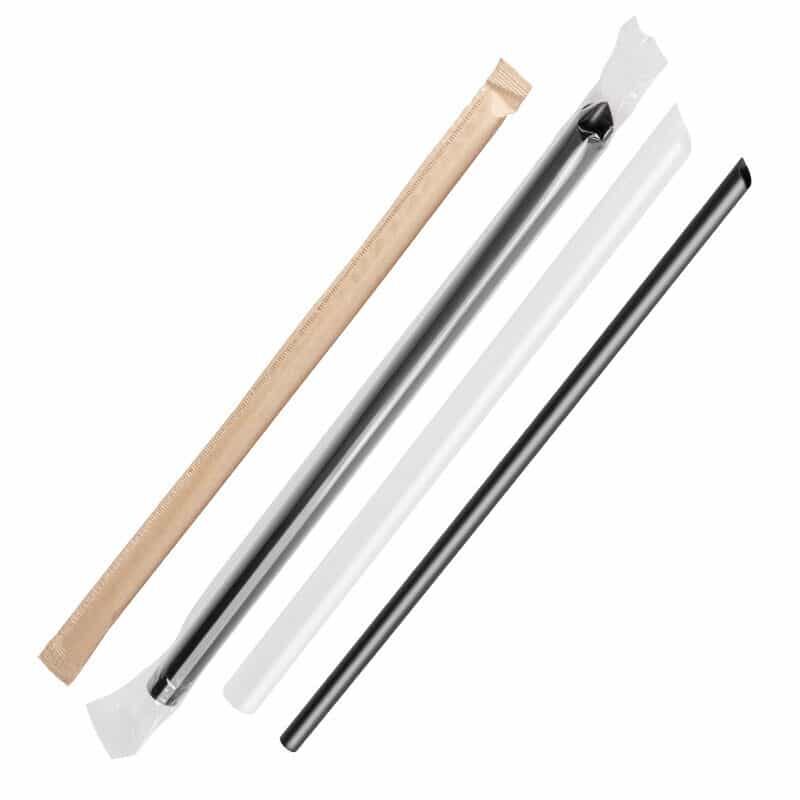 individual wrapped straw