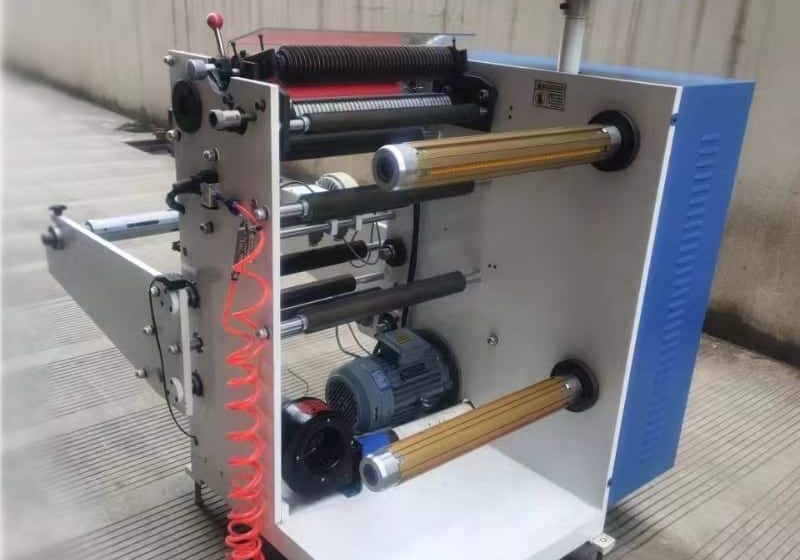 paper roll slitting and rewinding machine