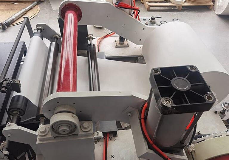 paper roll slitting machine unwinding