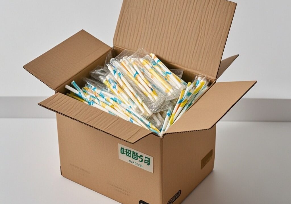 straw carton packing
